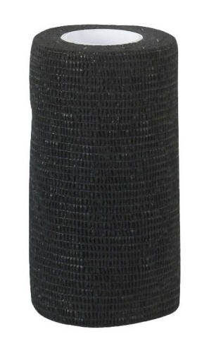 Samoprzylepny bandaż EquiLastic, 10 cm, czarny, Kerbl - Intertraktor
