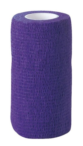 Samoprzylepny bandaż EquiLastic, 10 cm, fioletowy, Kerbl - Intertraktor