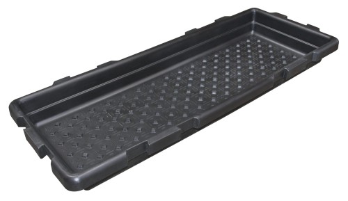 Wanna do dezynfekcji kopyt SuperKombi, 203 x 83 x 18,5 cm, 200 l, czarna, Kerbl - Intertraktor