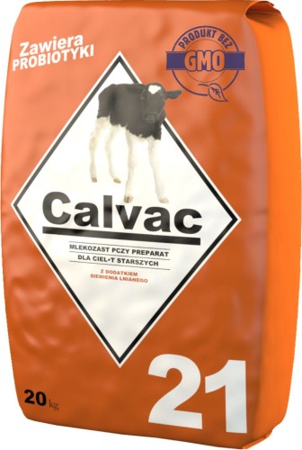 Mleko dla cieląt z siemieniem od 21. dnia, CALVAC 21, 20 kg, Can Agri - Intertraktor
