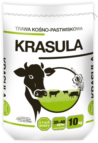 Mieszanka traw kośno-pastwiskowa Krasula Premium, 10 kg, Sowul & Sowul - Intertraktor