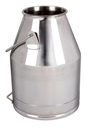 Konew udojowa nierdzewna 25 l, Ø 180 mm - Intertraktor