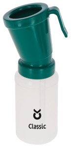 Kubek do dezynfekcji strzyków, 300 ml, powrotny, zielony, Kerbl