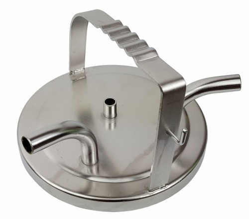 Konew udojowa - pokrywa konwi, stal nierdzewna Typ DeLaval - D 117 mm - Intertraktor