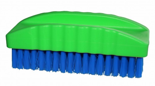 Szczotka do mycia rąk Alfa, 45 x 110 mm, zielony/niebieski - Intertraktor