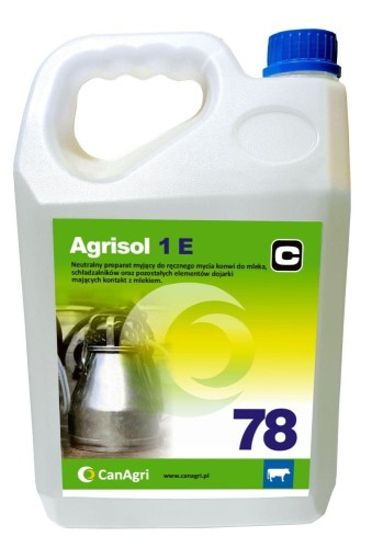 Preparat do ręcznego mycia konwi Agrisol 1 E 78, 5 kg, Can Agri - Intertraktor
