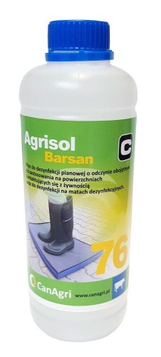 Preparat do mat dezynfekcyjnych Agrisol Barsan 76, koncentrat, 0,9 kg, Can Agri - Intertraktor