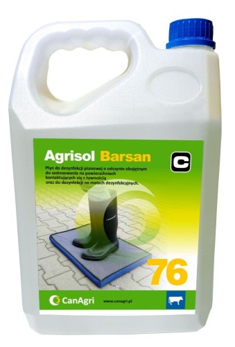 Preparat do mat dezynfekcyjnych Agrisol Barsan 76, koncentrat, 5 kg, Can Agri - Intertraktor
