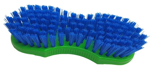 Szczotka do ręcznego mycia konwi 8, 20 cm, zielony/niebieski - Intertraktor
