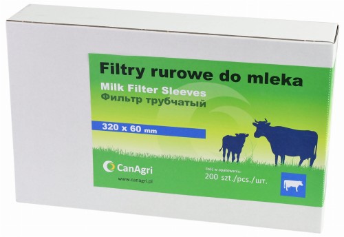 Filtr rurowy do mleka, 320 x 60 mm, 200 szt., Can Agri - Intertraktor