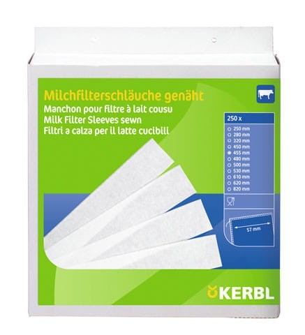 Filtr rurowy do mleka, 455 x 57 mm, 250 szt., Kerbl - Intertraktor
