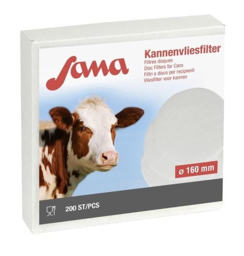 Filtr krążkowy do mleka Sana, śr. 160 mm, 200 szt, Kerbl - Intertraktor
