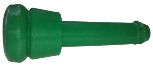 Silikonowa guma strzykowa Spaggiari, typ Lely, zielona, Ø 13 mm, 4 szt