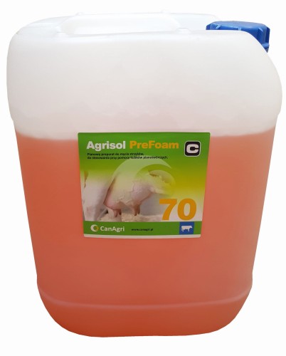 Pianowy płyn do mycia wymion Agrisol PreFoam 70, 20 kg, Can Agri - Intertraktor