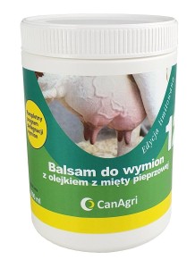 Balsam do wymion z olejkiem z mięty pieprzowej ”12”, 1000 ml, Can Agri