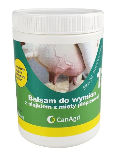 Balsam do wymion z olejkiem z mięty pieprzowej ”12”, 1000 ml, Can Agri - Intertraktor