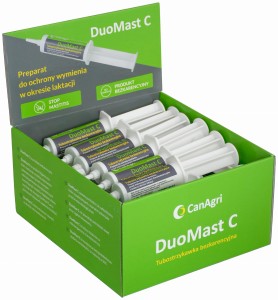 Preparat do ochrony wymienia w okresie laktacji DuoMast C, Can Agri