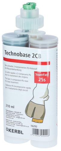 Klej do kopyt Technobase 2CB Super Fast, szybko utwardzający, 210 ml, Kerbl - Intertraktor