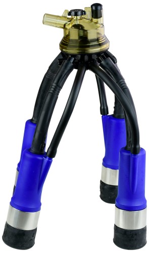Aparat udojowy, 150 ml, gumy strzykowe trójkątne IP15U, kompletny zestaw - Intertraktor