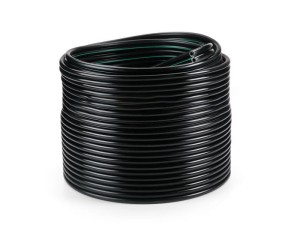 Przewód podciśnienia podwójny, guma, 7 x 13 mm, 35 m, zielony pasek, Spaggiari