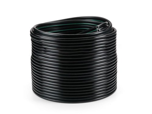 Przewód podciśnienia podwójny, guma, 7 x 13 mm, 35 m, zielony pasek, Spaggiari - Intertraktor