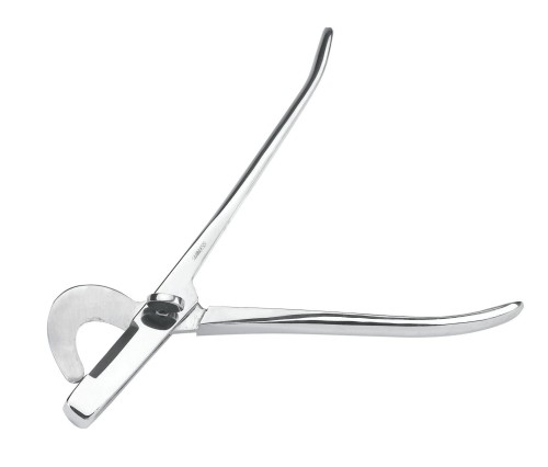 Emaskulator, zagięty, 19 cm, stal nierdzewna, Kerbl - Intertraktor