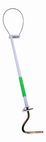 Pętla poskromu z hakiem 60 cm biała - Intertraktor
