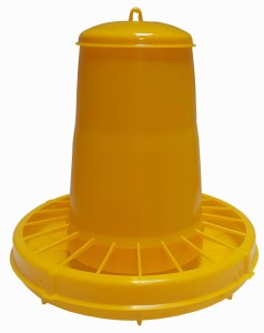 Karmidło automatyczne dla drobiu, żółte, 20 l, 15 kg, Novital