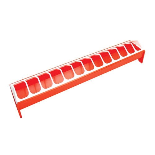 Karmidło dla niosek 75 x 12 cm, pomarańczowe, Novital - Intertraktor