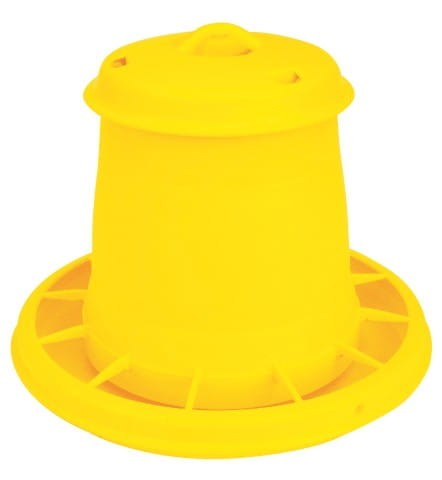 Karmidło automatyczne, żółte dla drobiu, 5,25 l, 3,5 kg, Novital - Intertraktor