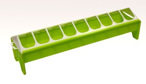 Karmidło dla młodych kur, 50 x 12 cm, zielone, Novital