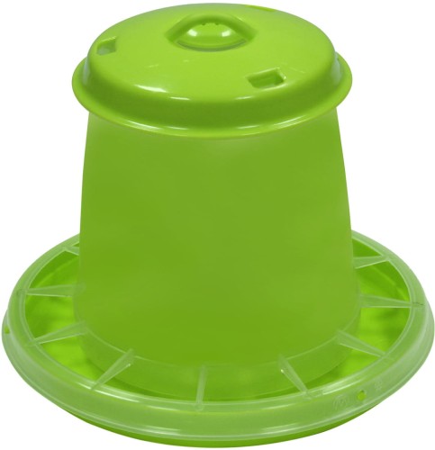 Karmidło automatyczne dla drobiu, zielone, 5,25 l, 3,5 kg, Novital - Intertraktor