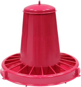 Karmidło automatyczne dla drobiu, różowe, 20 l, 15 kg, Novital