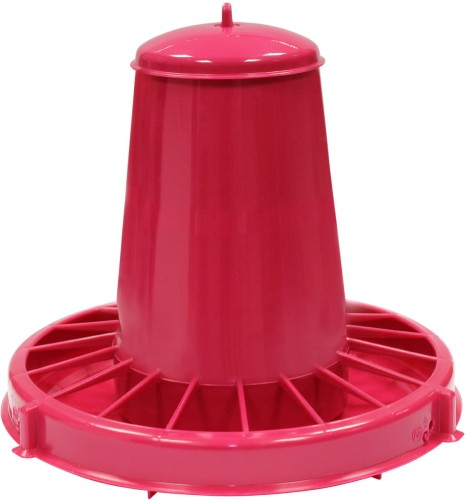 Karmidło automatyczne dla drobiu, różowe, 20 l, 15 kg, Novital - Intertraktor