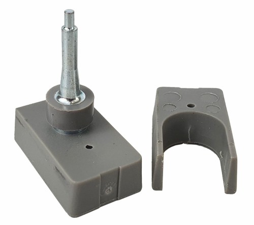 Wkładka do kolczykownicy, typ Multiflex/Flexoplus, szary, Caisley - Intertraktor