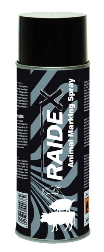 Spray do znakowania, Raidex 400 ml, czarny - Intertraktor