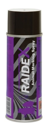 Spray do znakowania, Raidex 400 ml, fioletowy - Intertraktor