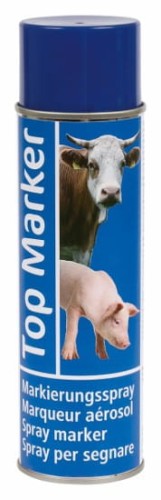 Spray do znakowania, TopMarker 400 ml, niebieski - Intertraktor