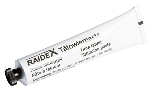 Tusz do tatuowania Raidex, czarny, farba, 60 g - Intertraktor