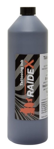 Tusz do tatuowania Raidex, czarny, 500 ml - Intertraktor