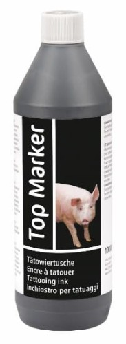 Tusz do tatuowania TopMarker, czarny, 1000 ml - Intertraktor