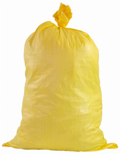Worek polipropylenowy 65x105 cm, żółty, 50 kg - Intertraktor