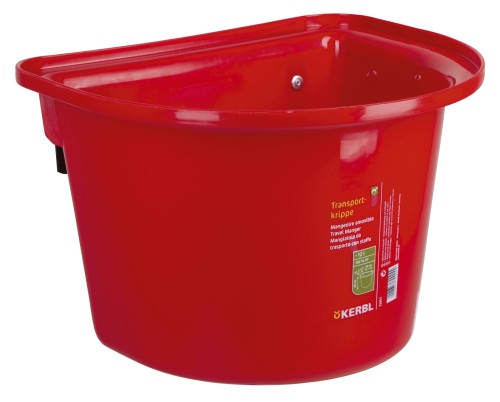 Żłób na paszę z zawiesiem, 12 l, czerwony, Kerbl - Intertraktor