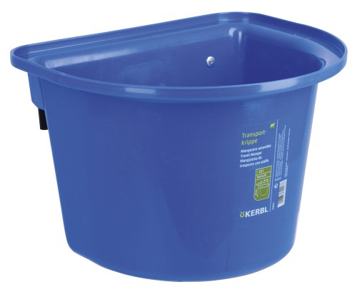 Żłób na paszę z zawiesiem, 12 l, niebieski, Kerbl - Intertraktor