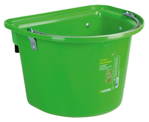 Żłób na paszę z zawiesiem i pałąkiem, 12 l, jasnozielony, Kerbl - Intertraktor