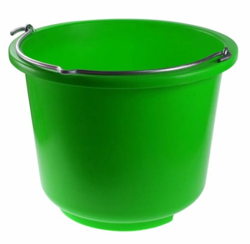 Wiadro z tworzywa sztucznego, 12 l, jasna zieleń, Kerbl - Intertraktor