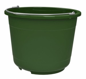 Wiadro z tworzywa sztucznego Jumbo, 20 l, oliwkowe, Kerbl