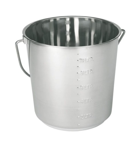 Wiadro ze stali nierdzewnej, 12,3 l, z uchwytem, Kerbl - Intertraktor