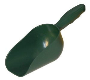 Łopatka do paszy, 500 g, ciemna zieleń, Kerbl