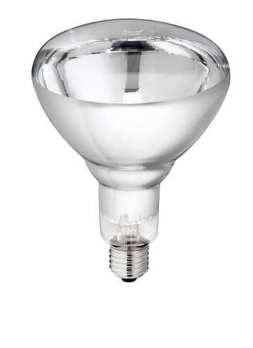 Promiennik podczerwieni, żarówka 250 W, biała, szkło hartowane, Philips - Intertraktor